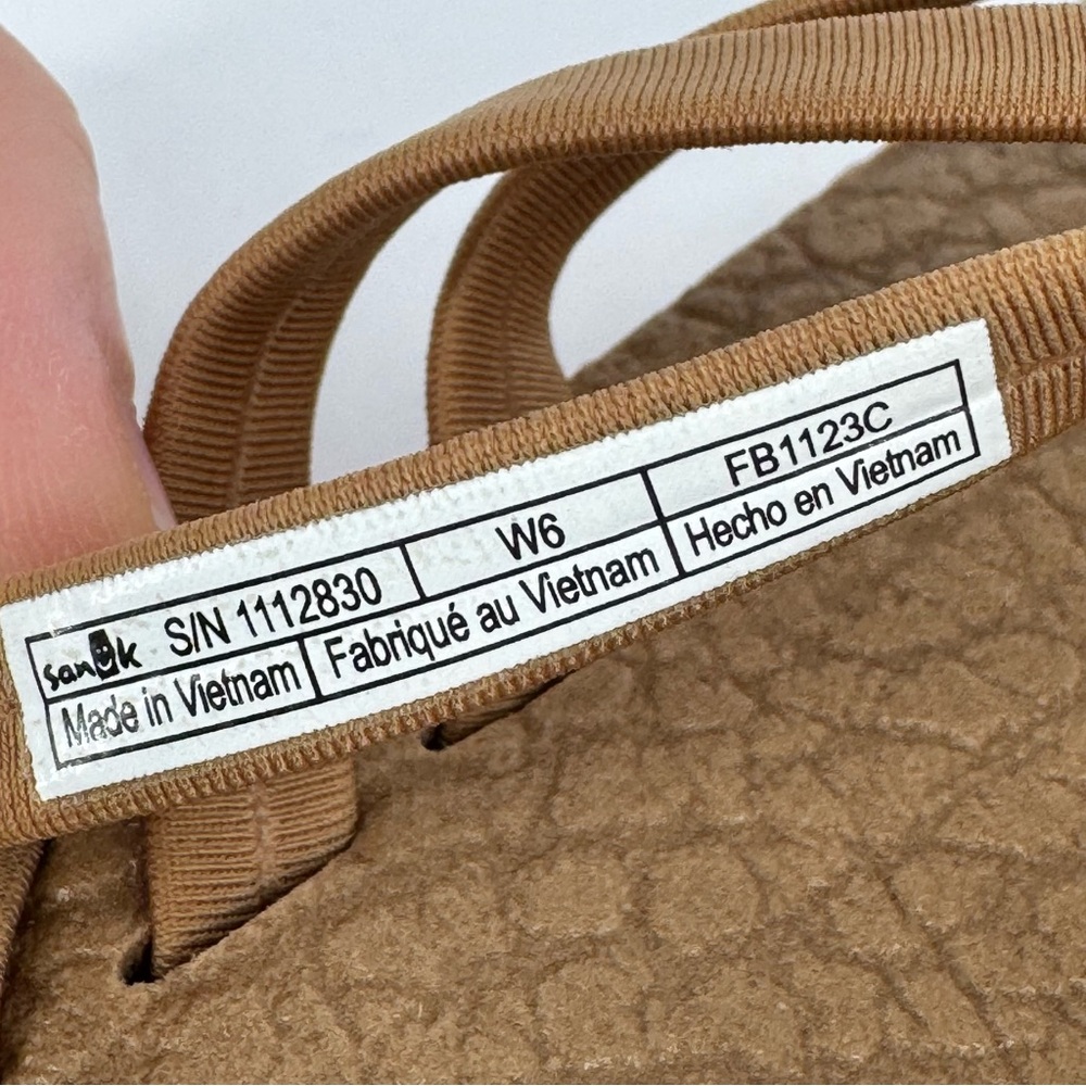 Sanuk Women Tobacco Brown Tan Beige Yoga Sandy Sandals Comfort Casual Everyday 6 - Picture 9 of 9